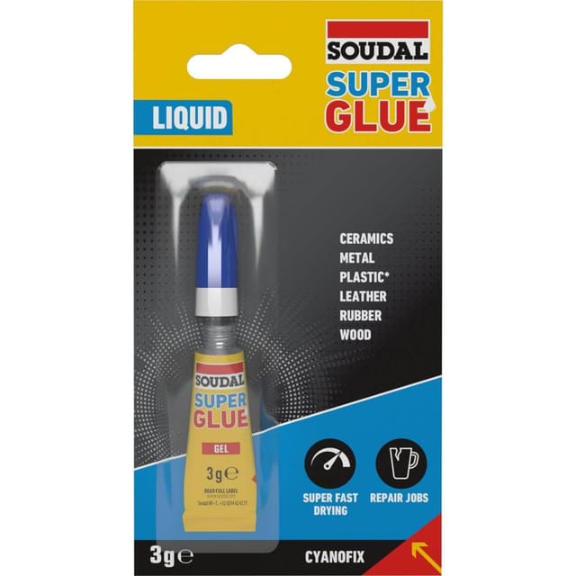 Universal-Instant-Cyanacrylat-Klebstoff 3 g 100072 - Soudal