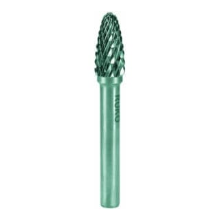 Ruko - 116050 Frässtift Hartmetall Rundbogen 3 mm Länge 38 mm Schaftdurchmesser 3 mm