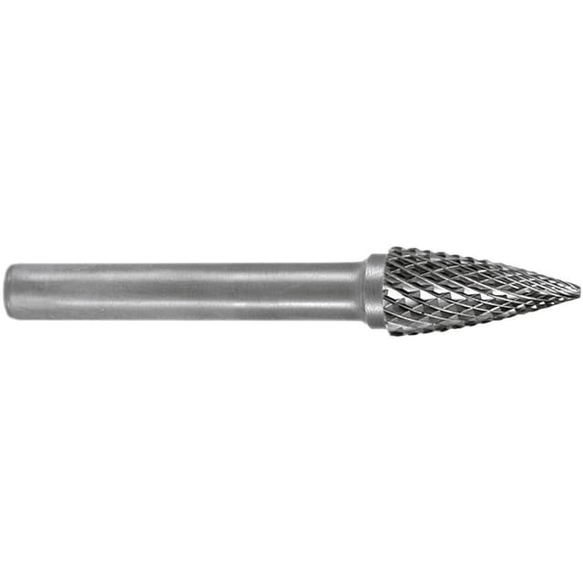 Ruko - 116049 Frässtift Hartmetall Spitzbogen 3 mm Länge 38 mm Schaftdurchmesser 3 mm