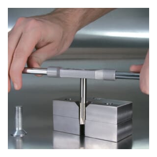 Ruko - 2er-Set g din 5157 hss Handgewindebohrer geschliffen mit g 1/8 Gewinde 236018
