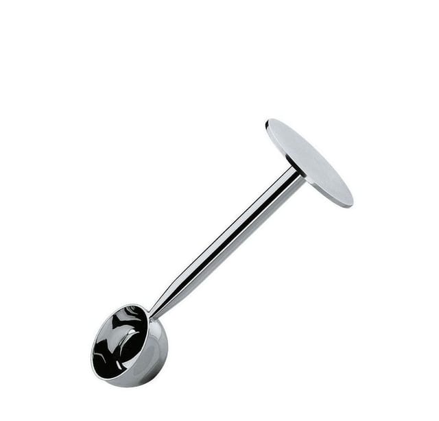Cilio - Espressodrücker / Kaffeemaß Edelstahl poliert 14cm Ø5cm