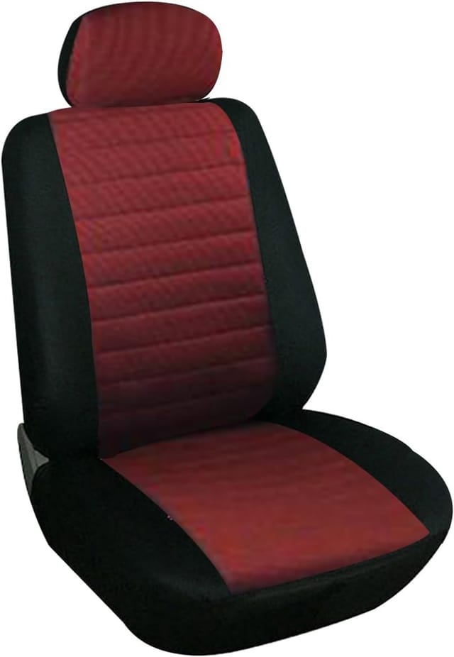 Woltu - Sitzbezug 7233 Universal Van Schonbezug 1x Einzel Rot/Schwarz