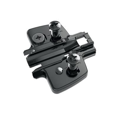 Hettich - MB-Kreuzmontageplatte, Distanz 1, 5mm, Sensys 8099, 9091804, obsidianschw. vern.
