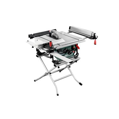 Metabo - Tischkreissäge ts 254 m set Untergestell Schiebeschlitten 254mm Sägeblatt