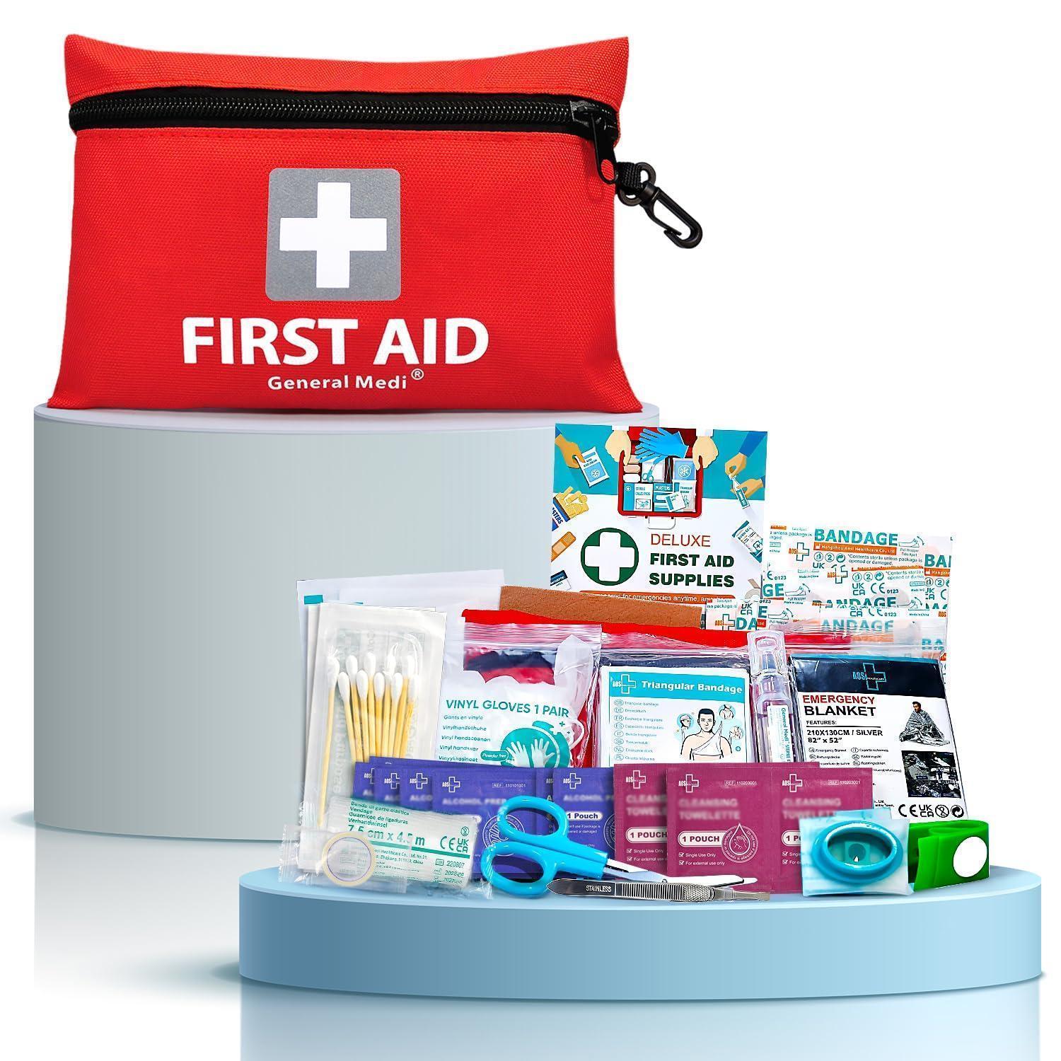 Erste Hilfe Set 92-teilig Für Haus, Auto, Reise, Büro, Sport, Camping