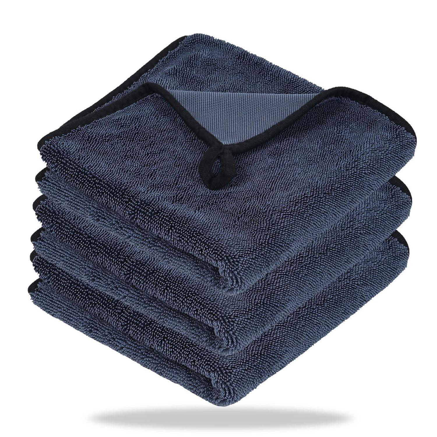 Mikrofasertücher Xxl 40x60cm, 3 Stück, Stark Absorbierend, Doppelseitig, Für Auto & Haushalt