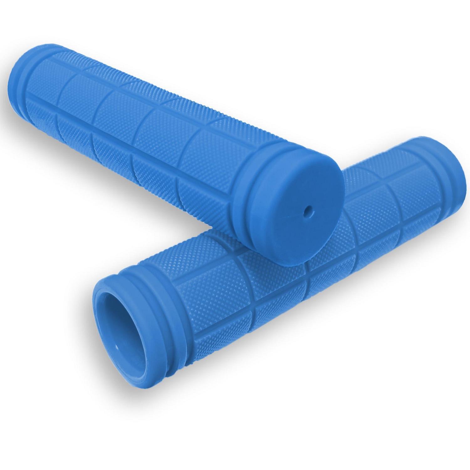 Ergonomische Fahrradgriffe 120mm Blau, Rutschfest, Weich, Für Mtb, Trekking, Ebike
