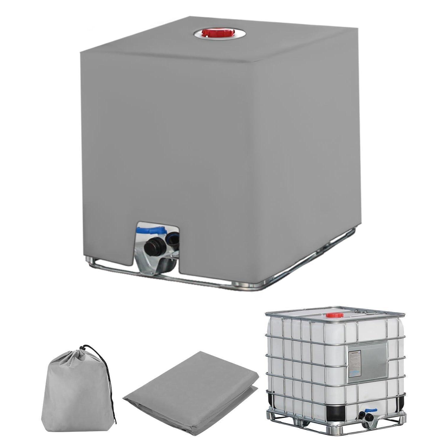 Ibc Tank Abdeckung 1000l Uv-schutz Wasserdicht Staubdicht 120x100x116cm