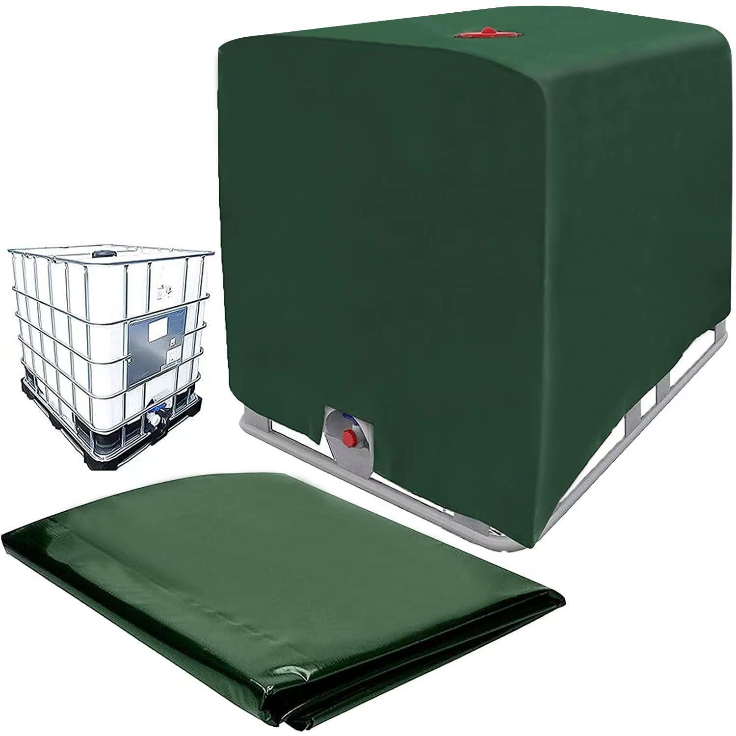 Ibc Tank Abdeckung Grün Für 1000l Wassertank, Uv-schutz, Regendicht, Oxford-stoff
