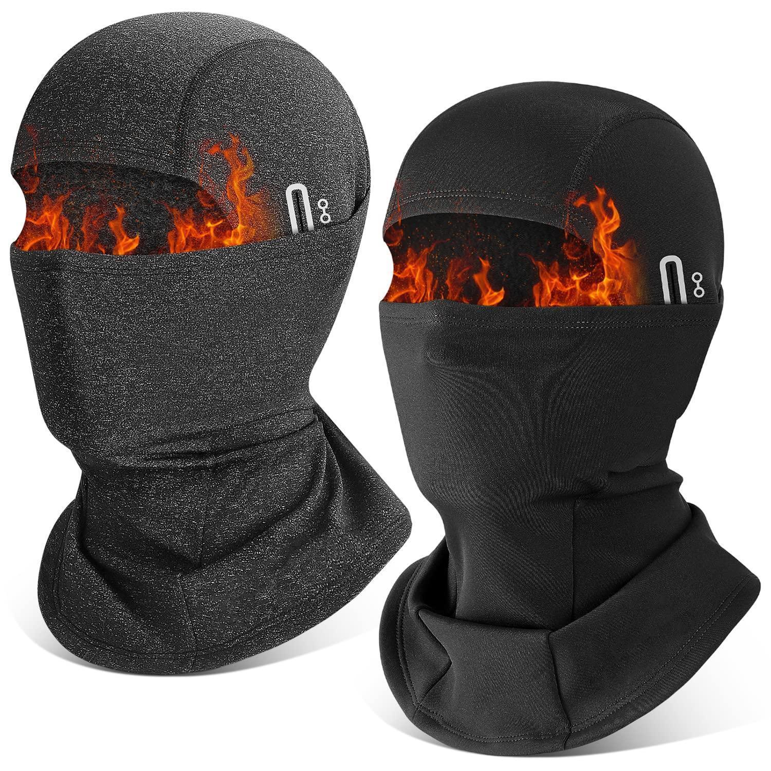 2er Set Sturmhaube Herren Damen, Winddicht Thermo Balaclava Skimaske Für Outdoor
