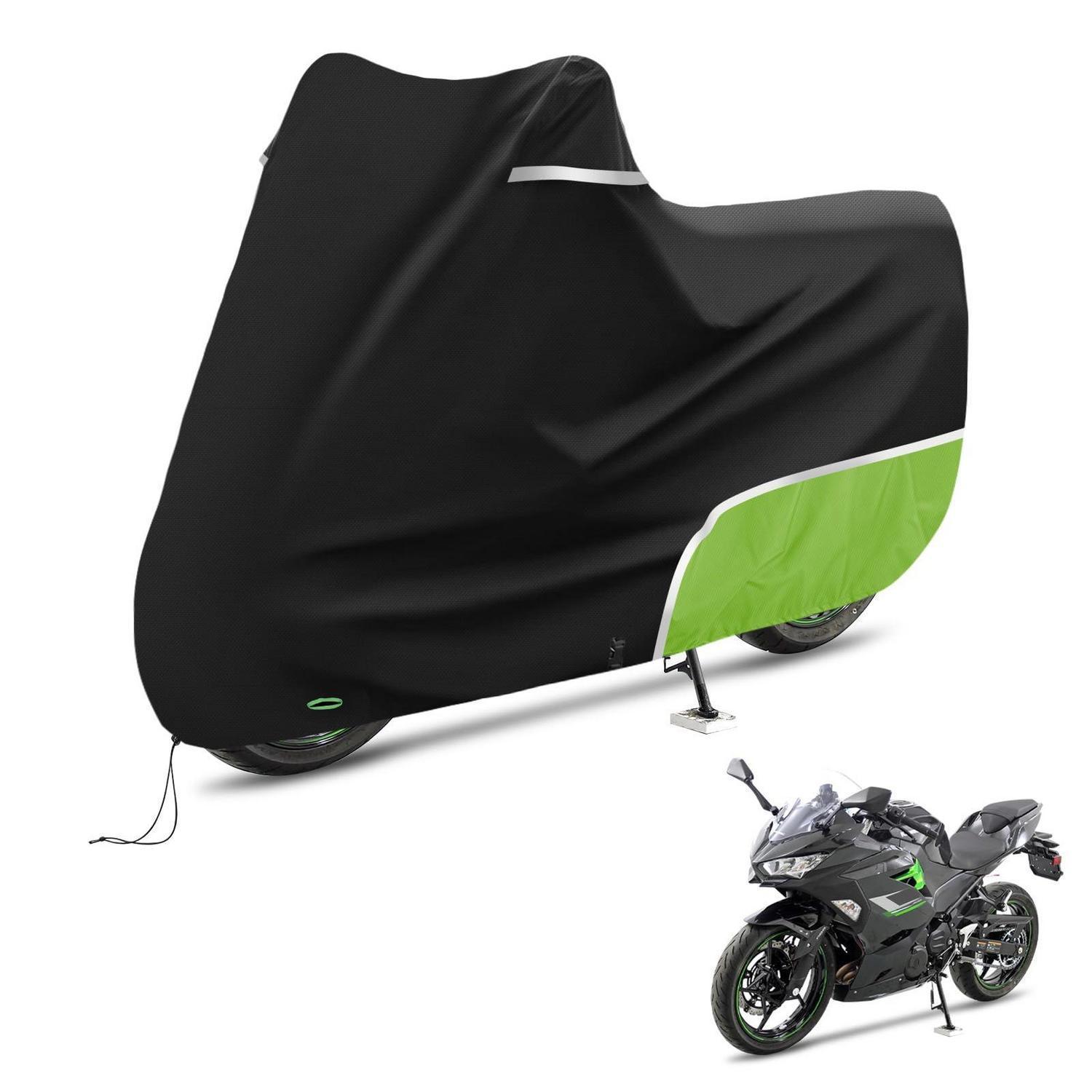 Motorradabdeckung 420d Oxford Wasserdicht Für Kawasaki Ninja 500 Outdoor Allwetter
