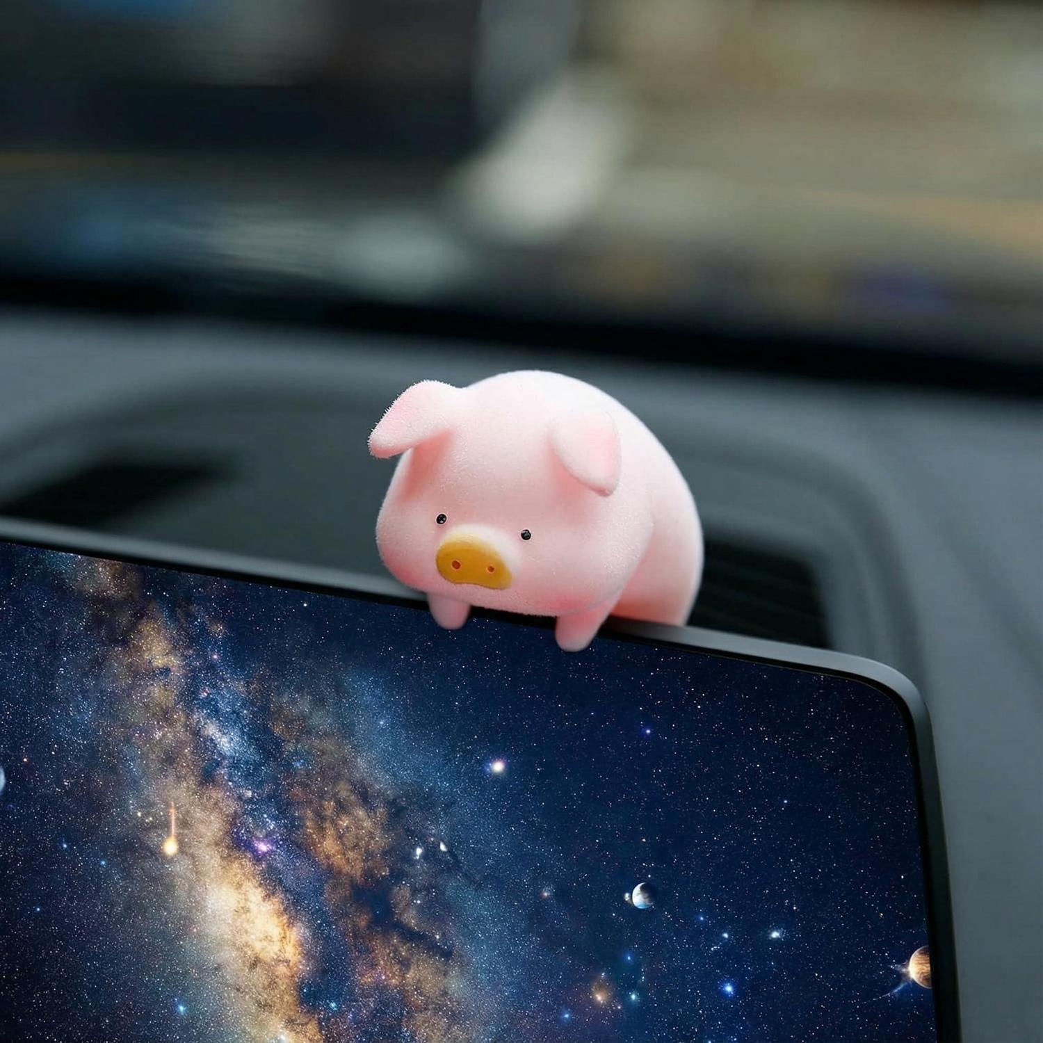 Selbstklebender Schwein Autoanhänger Für Rückspiegel & Deko