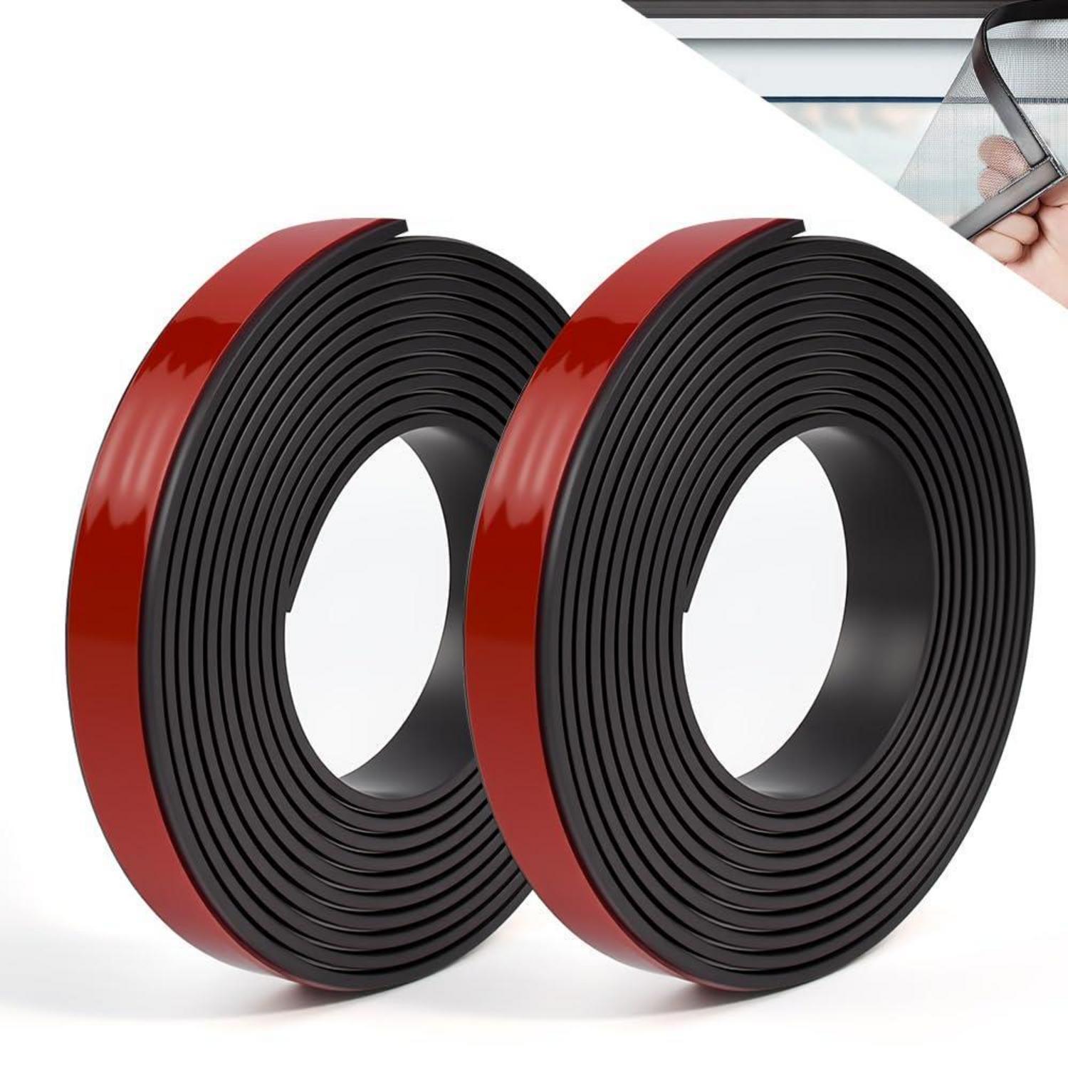 Magnetband Für Fliegengitter 2x2m Selbstklebend, Extra Stark, Ohne Bohren