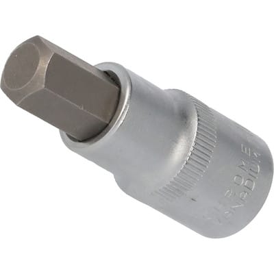 Brilliant Tools - 1/2' Innensechskant Bit-Stecknuss, 55 mm lang, 7 mm