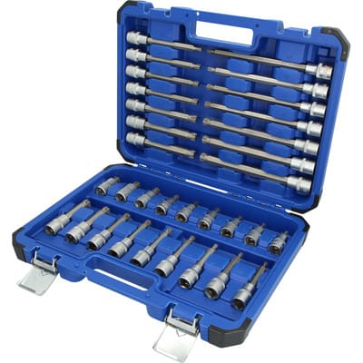 Brilliant Tools - 1/2' Bit-Stecknuss-Satz, 32-tlg, ribe Profil