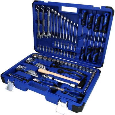 Brilliant Tools - 1/4 + 1/2 Universal-Werkzeug-Satz, 95-tlg.