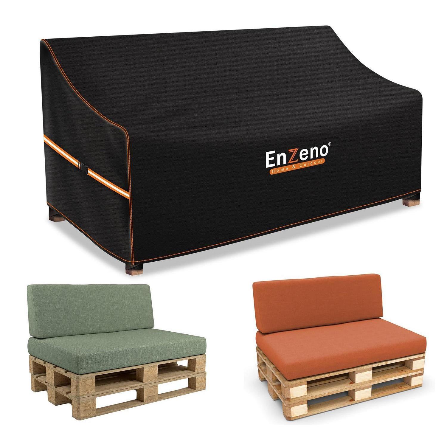 Abdeckhaube Für Palettenbank 160x85cm, Wasserdicht, 420d Oxford, Für 3-sitzer Gartensofa