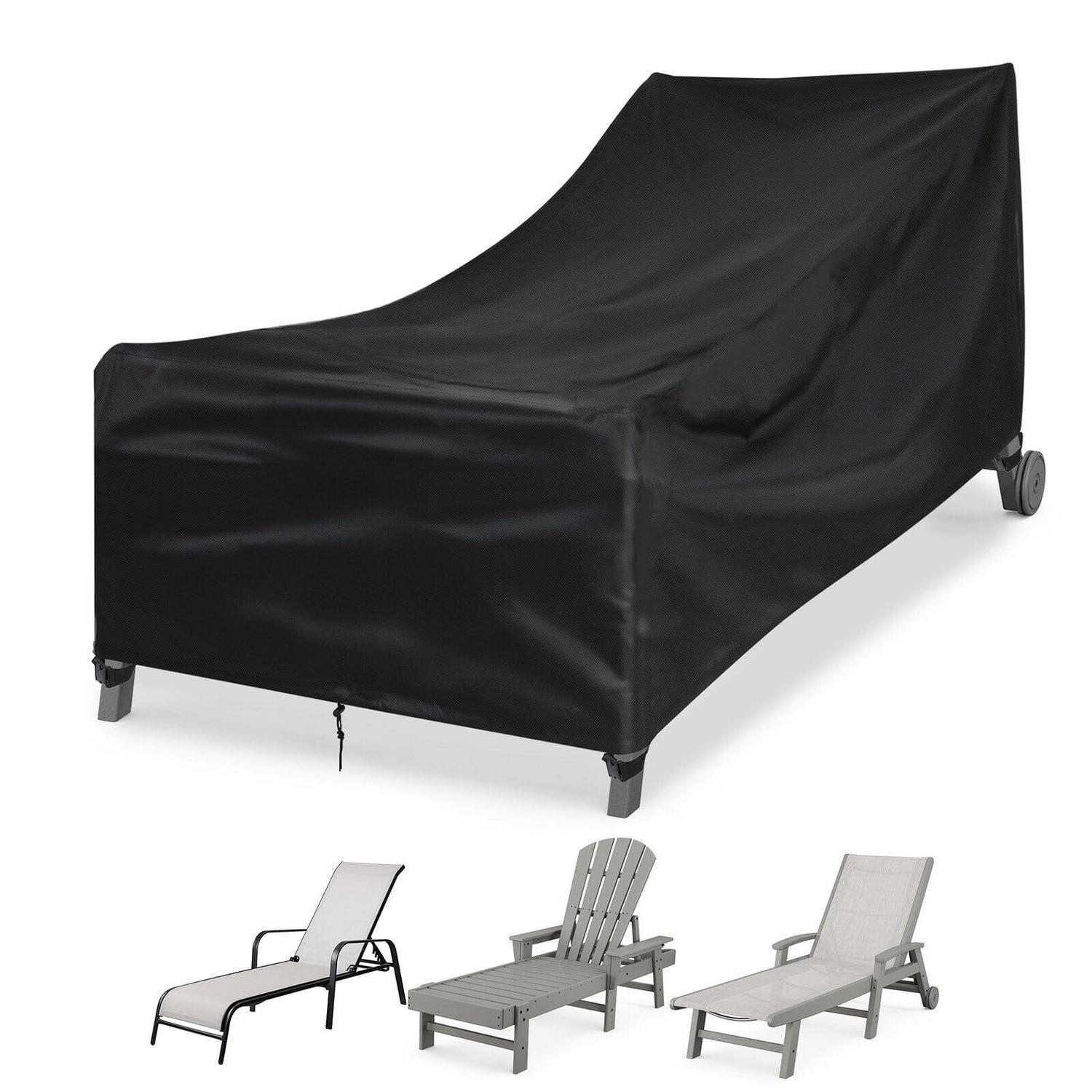 Gartenliege Abdeckung Wetterfest 200x75cm, 420d Oxford Wasserdicht, Uv-beständig