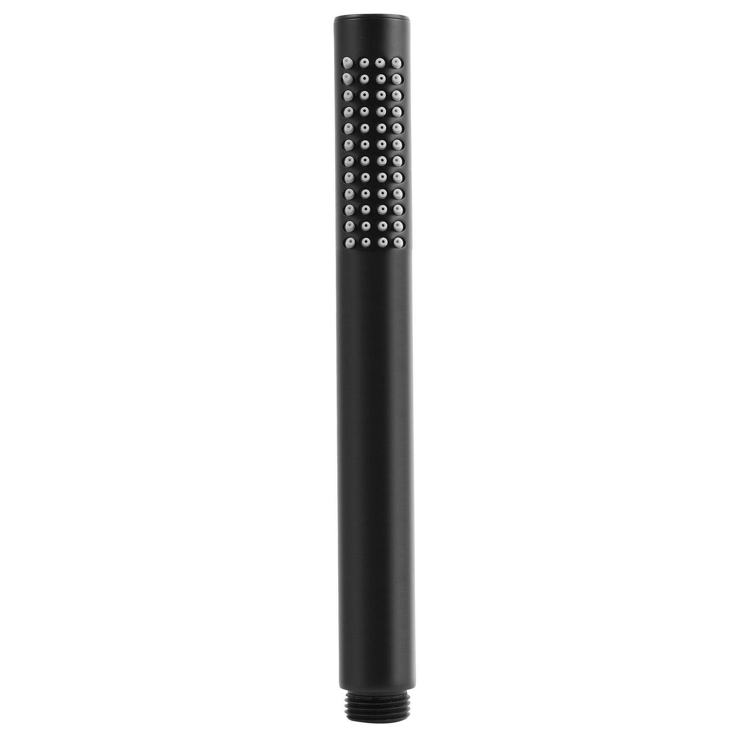 Handbrause Edelstahl 304 Schwarz, Wassersparend, Hochdruck, Anti-kalk