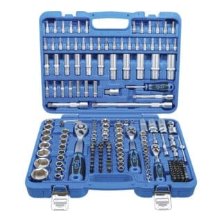 Bgs Technic - Steckschlüssel-Satz Sechskant Antrieb 6,3 mm (1/4') / 10 mm (3/8') / 12,5 mm (1/2') Zollgrößen 192-tlg.