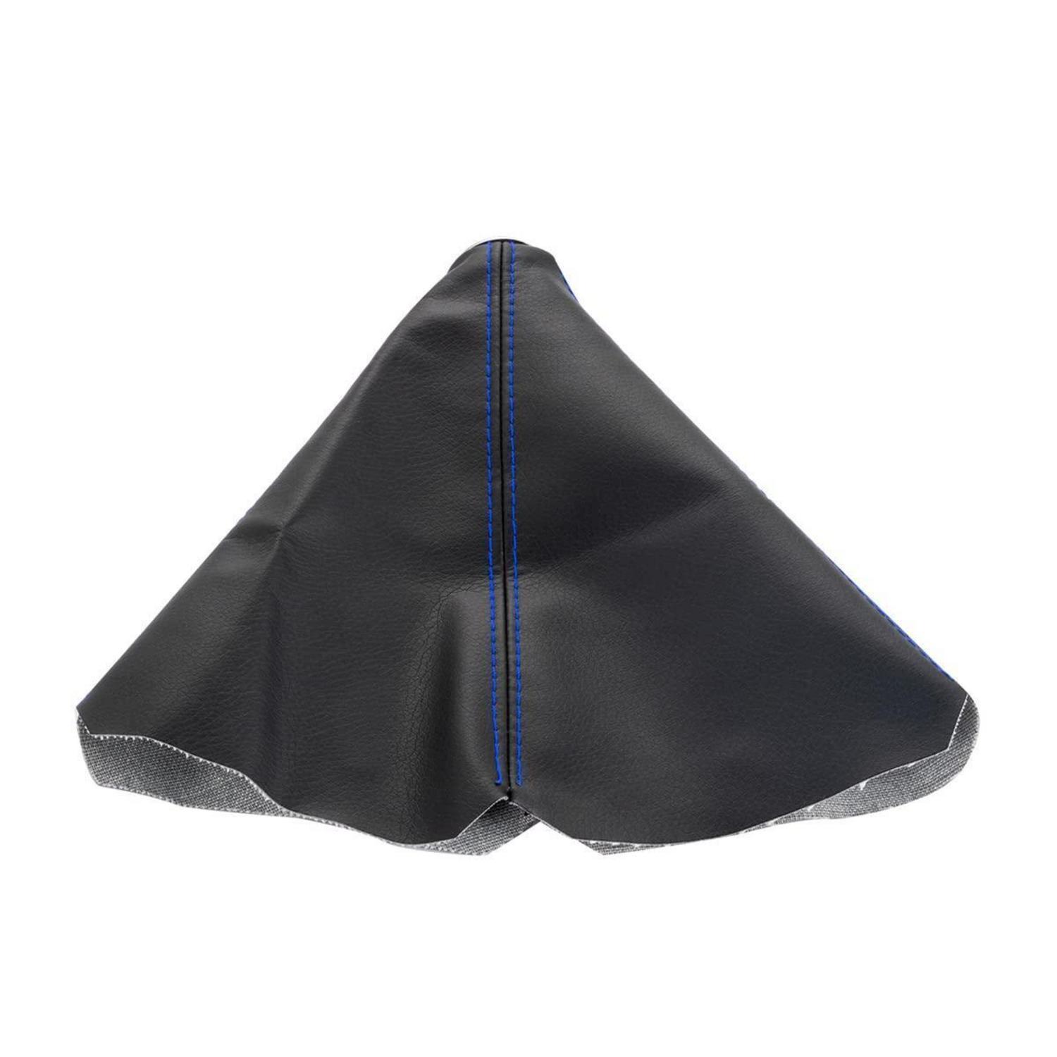 Schalthebelabdeckung Pu-leder Universal Mit Blauen Nähten