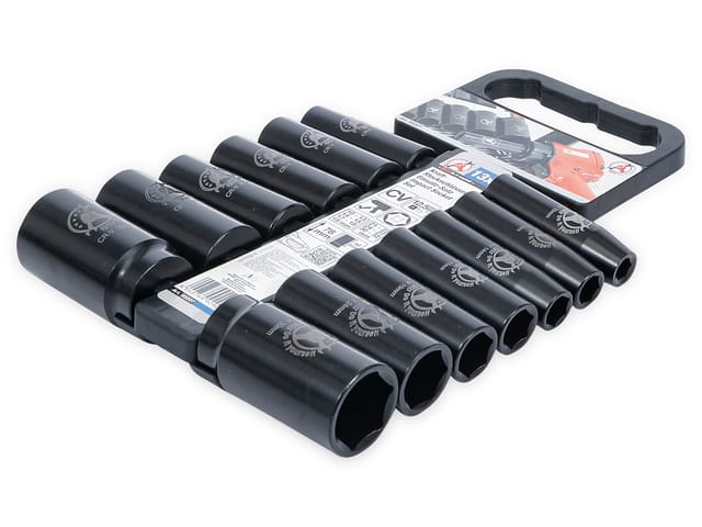 Bgs Technic - Kraft-Steckschlüssel-Einsatz-Satz Antrieb 12,5 mm (1/2') sw 10 - 32 mm 13-tlg.