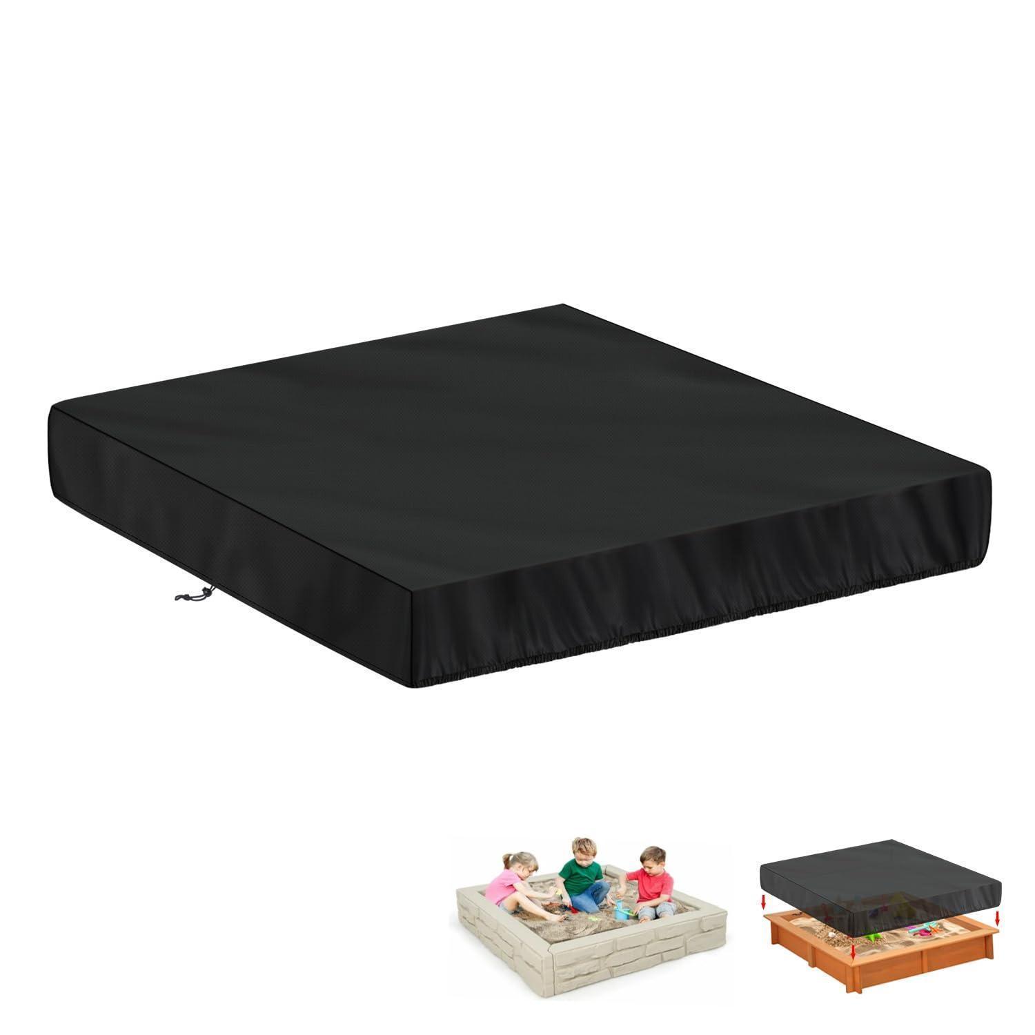 Sandkasten Abdeckplane 140x140cm Wasserdicht Winddicht Uv-schutz 420d Oxford