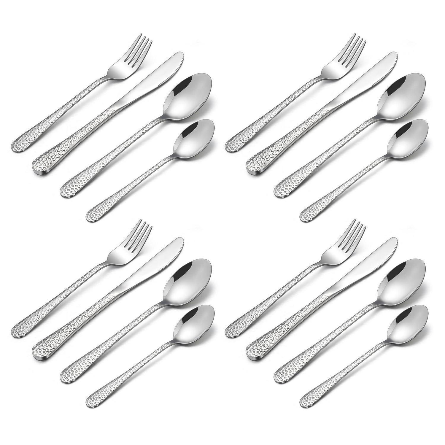 Kinderbesteck Set 16-teilig Edelstahl Mit Hammergriff Ab 3 Jahre