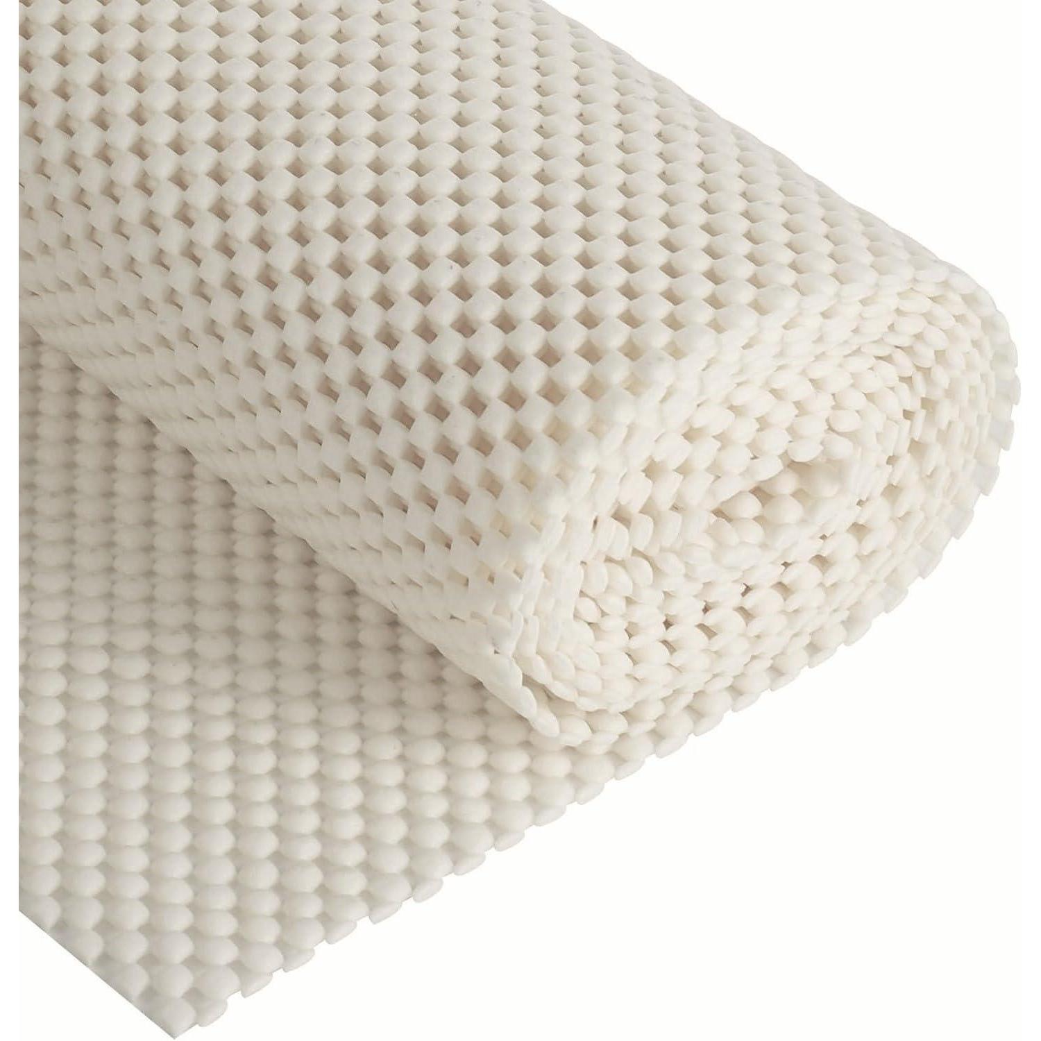 Antirutschmatte Für Teppich 50x200cm, Rutschfest, Zuschneidbar, Pvc, Wasserdicht, Weiß