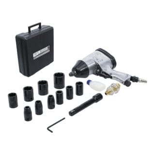 Bgs Technic - Druckluft-Schlagschrauber mit Werkzeugsatz 12,5 mm (1/2') 312 Nm 16-tlg.