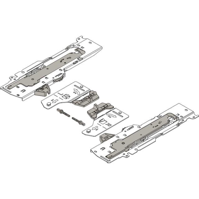 Tip-on otion Einheit Typ L5, 30-65 kg tandembox - Blum