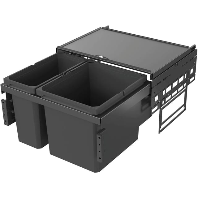 Vauth-sagel - vs envi Space Abfalltrennsystem kb 600 mm 1 x 29/1 x 16 Liter Lava