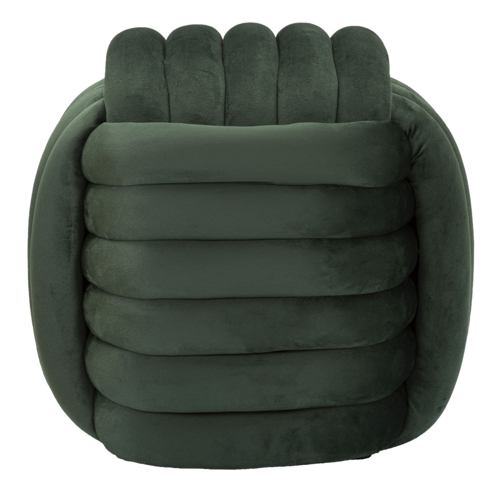 Weicher Grüner Daunen-puff 45 X 45 X 45 Cm