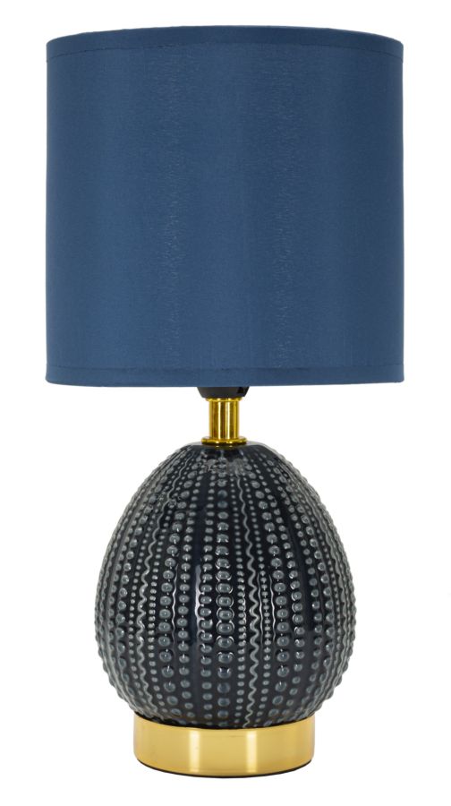 Flavi Blaue Nachttischlampe Cm Ø 15x30.5