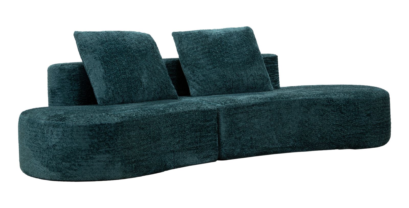 Inselsofa, Türkis, 238 X 92 X 78 Cm (komprimiert)