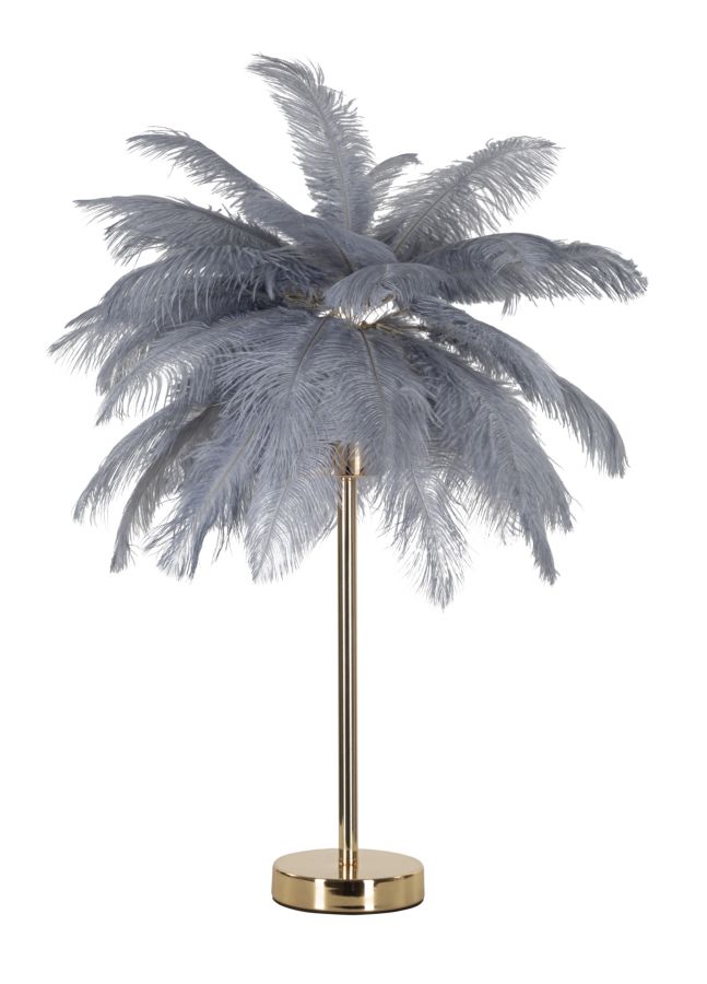 Tischleuchte Palm, Grau, Ø 55 X 60 Cm