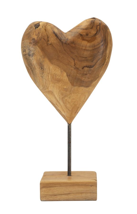 Dobu-skulptur Aus Recyceltem Teakholz 20x12x37 Cm (universitäten - Keine Massenreparatur)