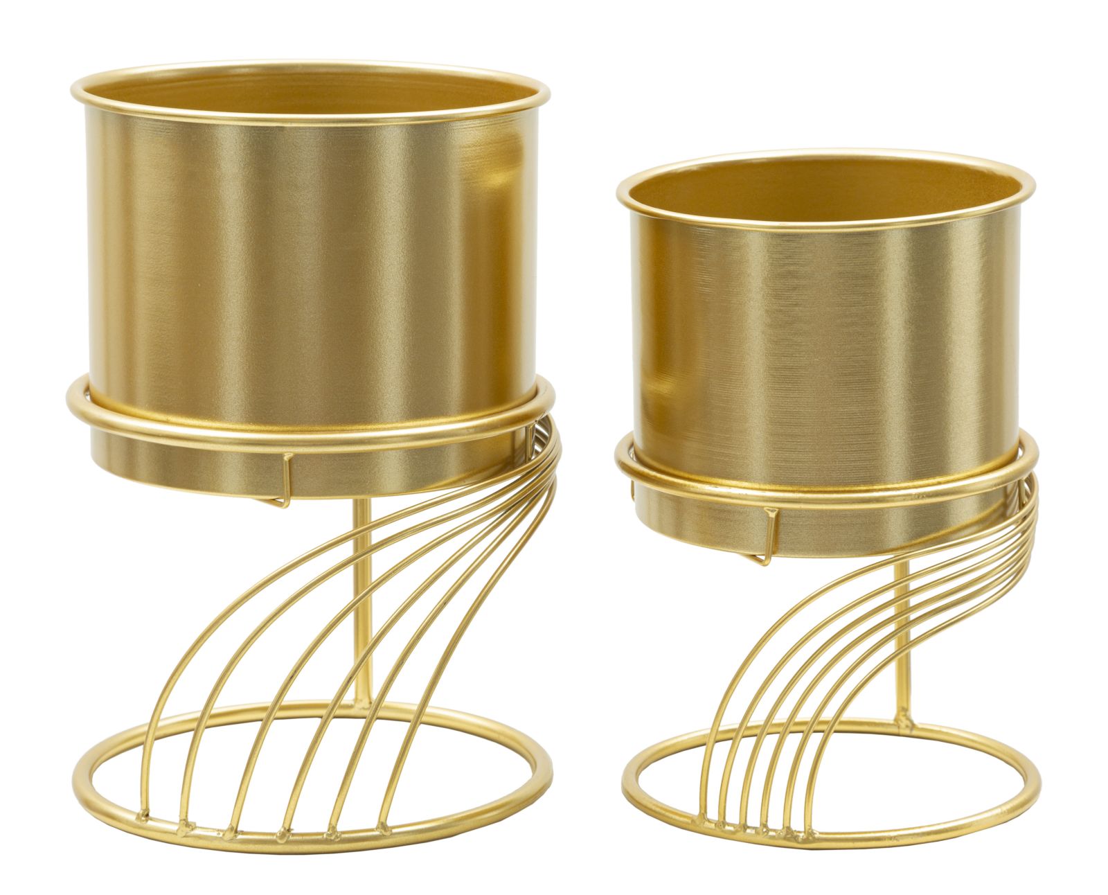 Spiralvasenhalter-set, 2 Stück, Cm Ø 23x35-20x30
