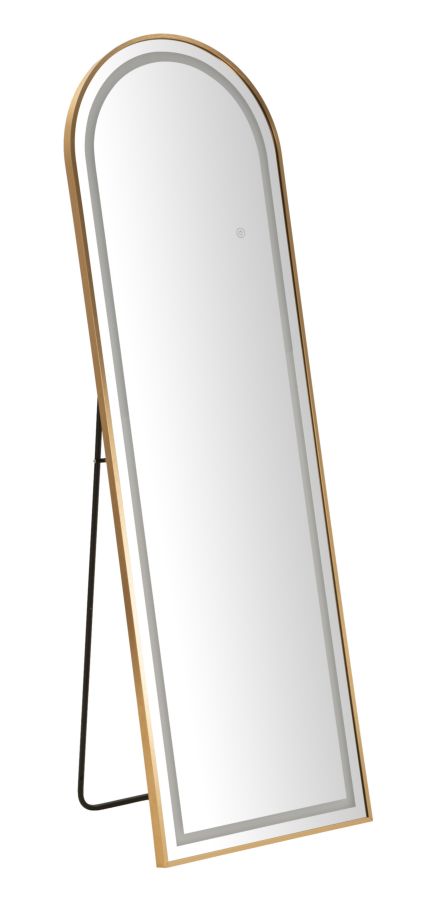 Simple Arco Led-standspiegel Cm 50x3-38x160 (beleuchtung Mit 3 Farbtemperaturen)