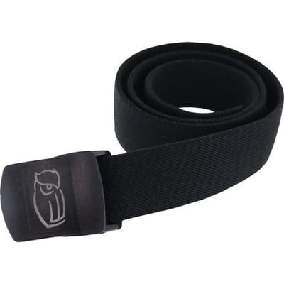 Stretchgürtel mit Kunststoffschnalle FLEXG05, 105 cm schwarz - Leibwächter