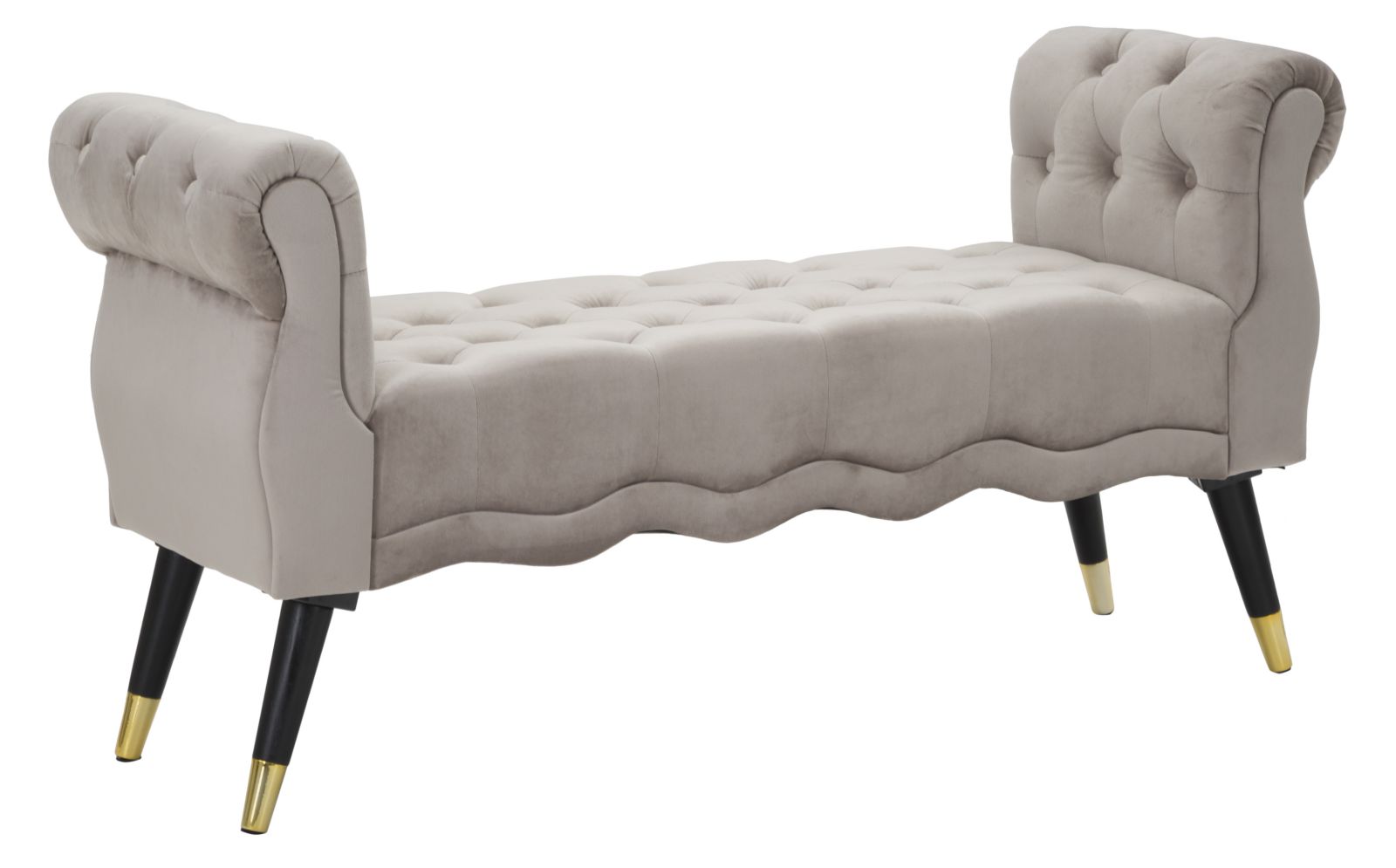 Paris Grau/gold Bank 120x40x60 Cm