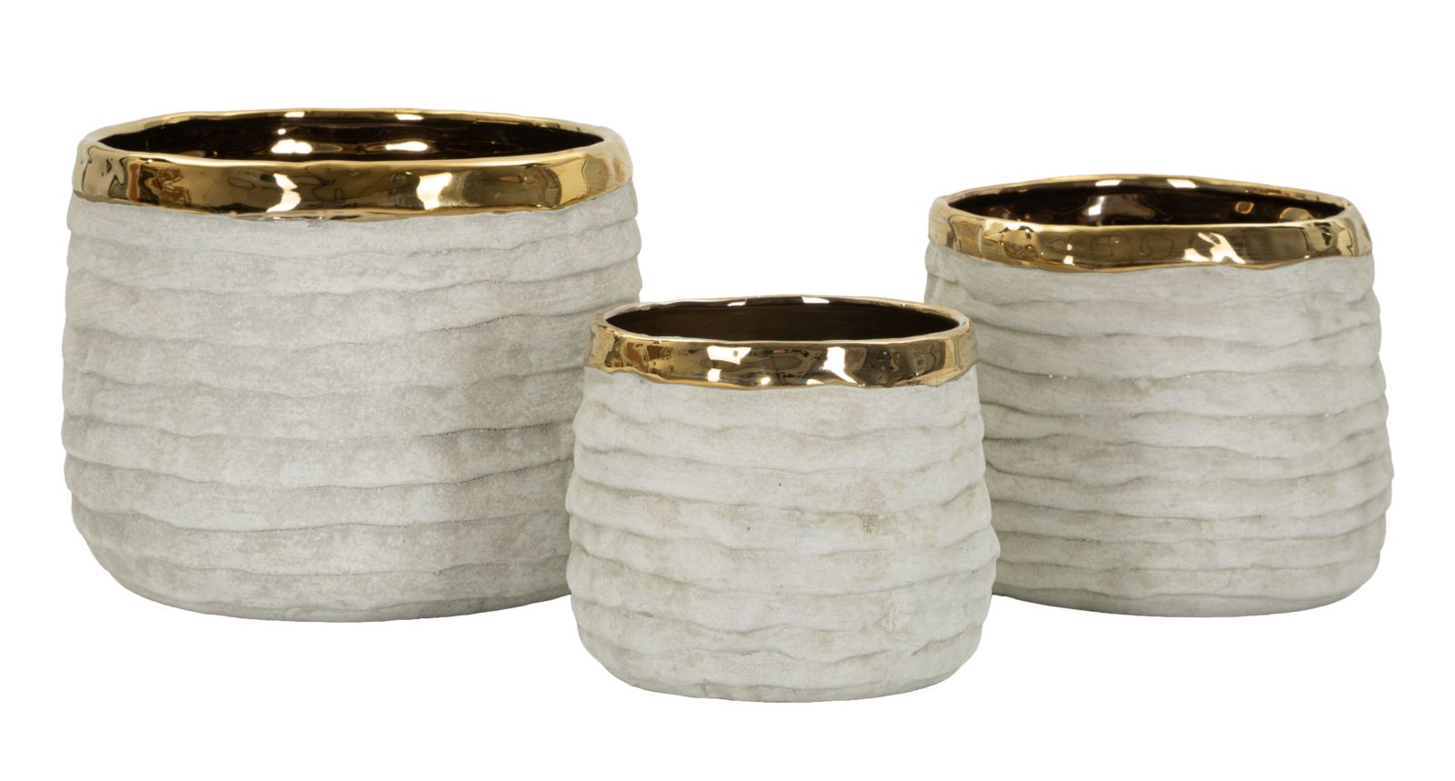 Hoher Lima-cachepot Tris Cm Ø 23x17,5-18,5x15-15x12,5