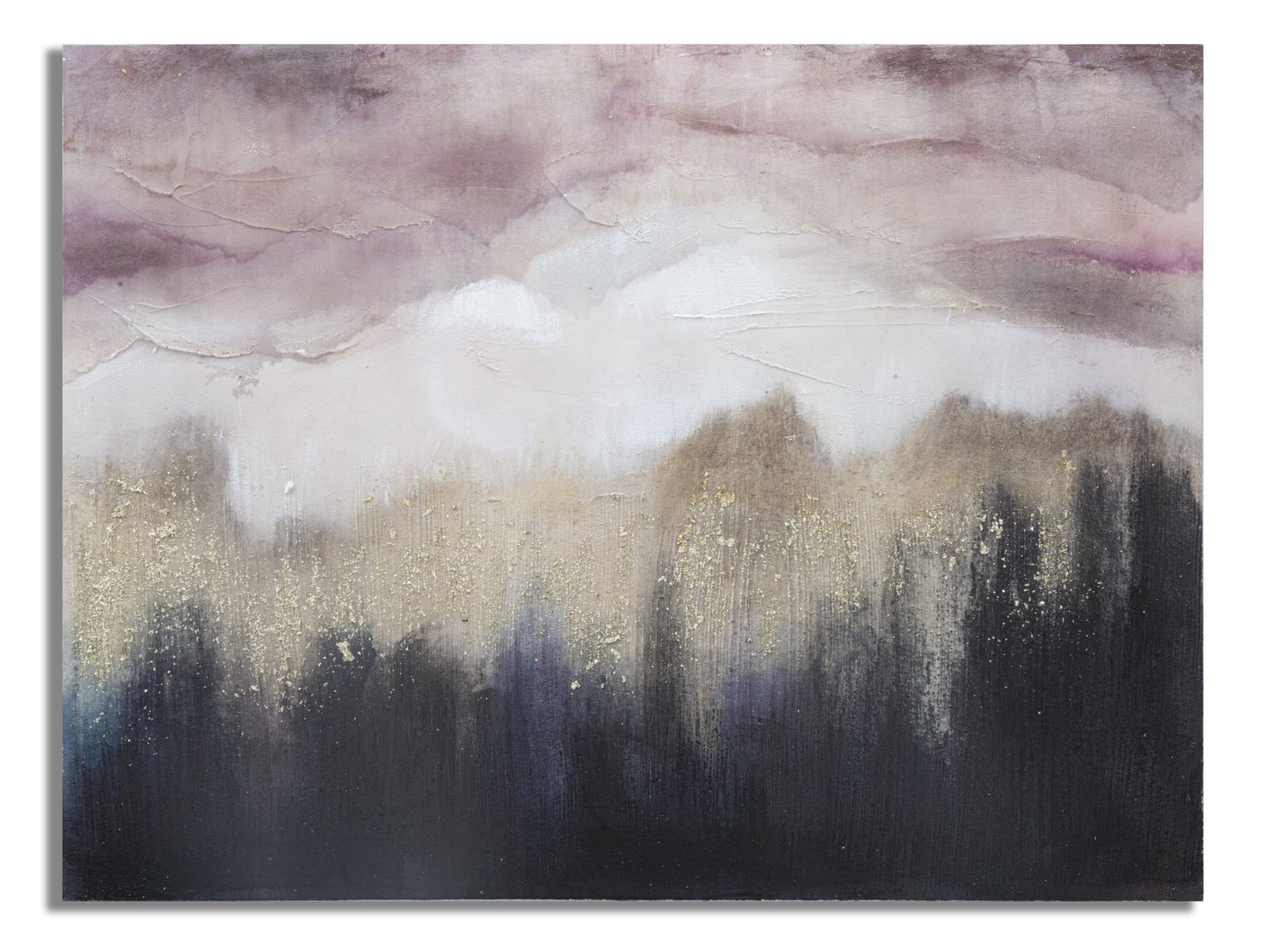 Gemälde Auf Rosafarbener Bergleinwand, 80 X 2,7 X 60 Cm