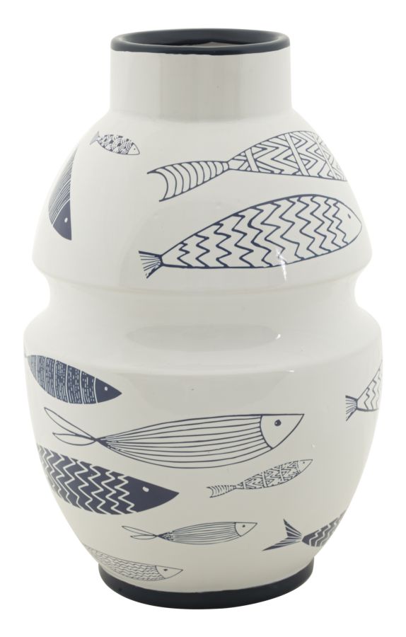 Keramik-fischvase, Cm Ø 21 X 31