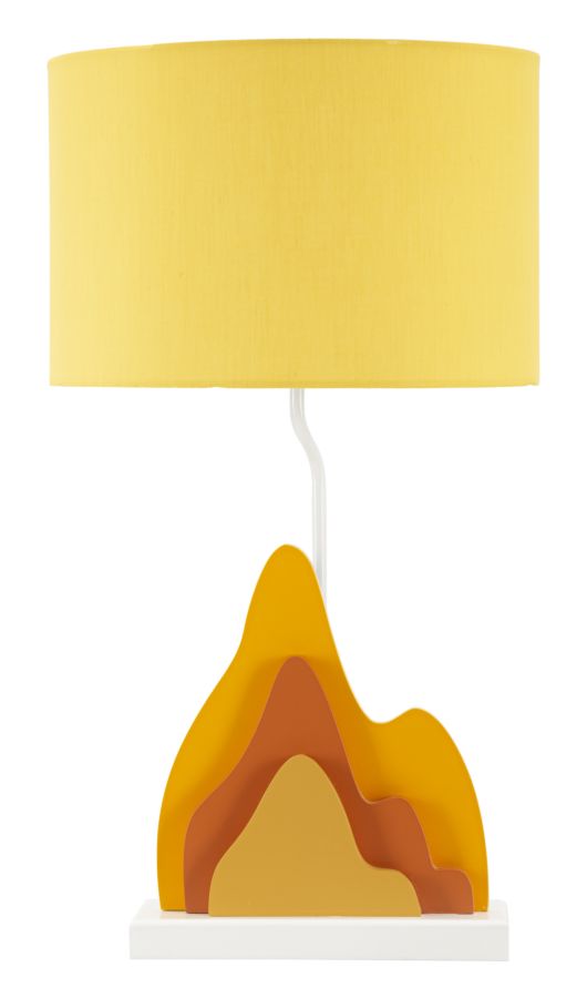 Farbige Tischlampe -a- Cm 30x57