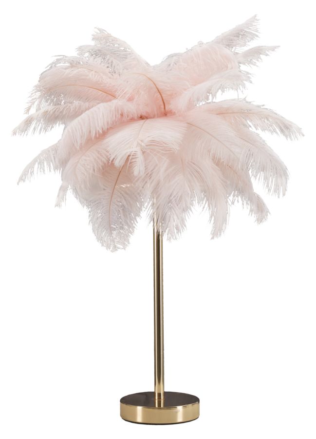 Tischleuchte Pink Palm, Ø 40 X 55 Cm