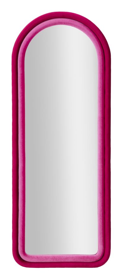 Cloe Fuchsia Samt-wandspiegel 60x4x160 Cm