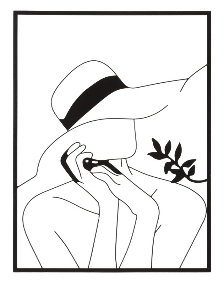 Elegante Eisenwandpaneele -b- Cm 60x1x80
