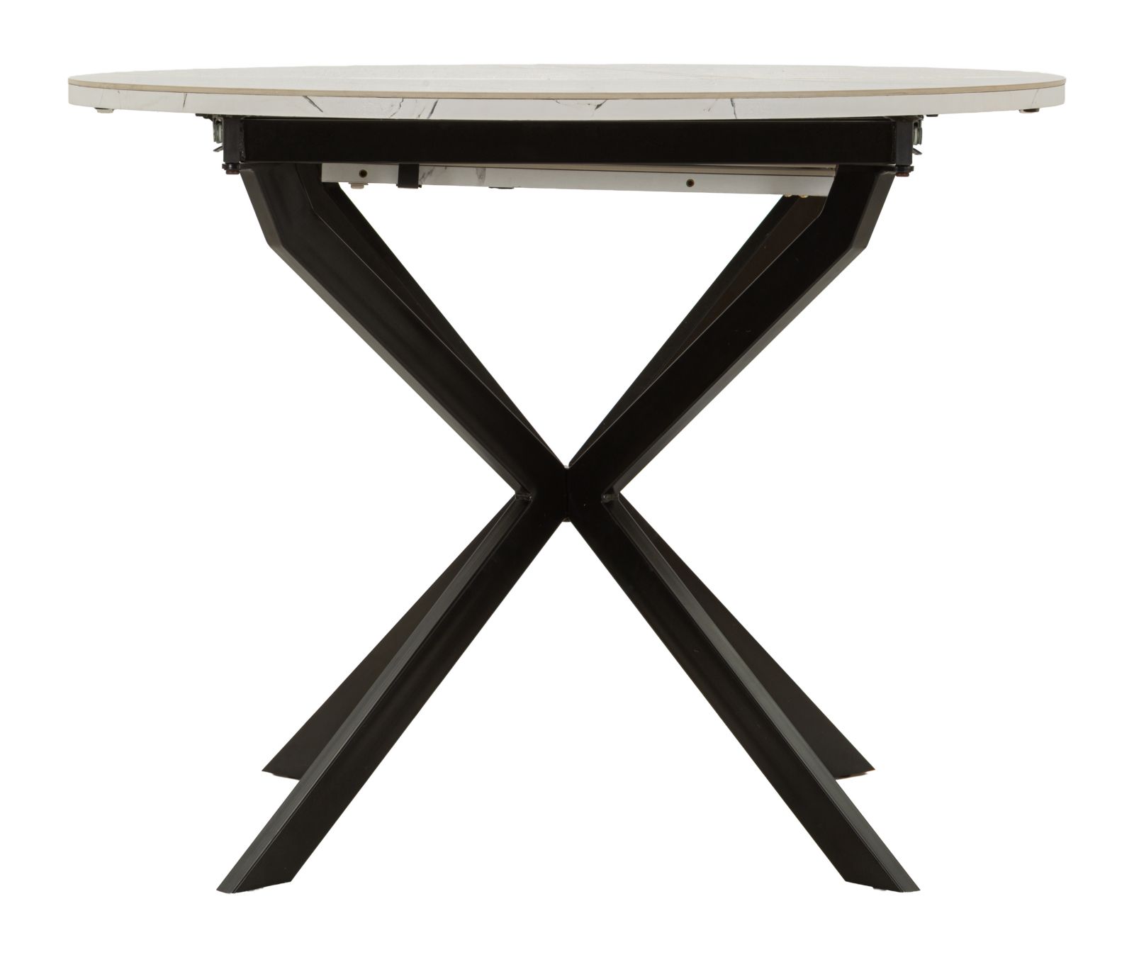 Ausziehbarer Esstisch Martin Cm Ø 100x78 (ausgeklappt Cm 140x100x78)