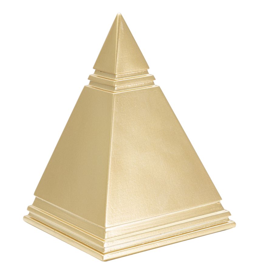 Goldpyramide 11,5 X 11,5 X 15,5 Cm